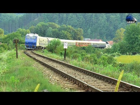 IR1932"Bihor" Oradea-Mangalia in Defileul Crisului Repede Canyon pe Apus/on Sunset - 12 August 2018