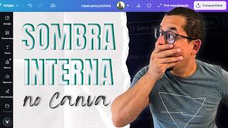 Como Fazer Sombra Interna no Texto no Canva (Passo a Passo)