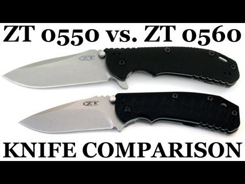 Knife Comparison: Zero Tolerance 0550 vs 0560