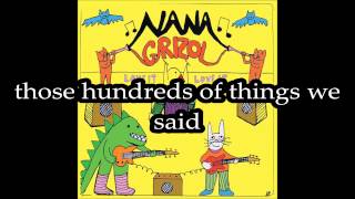 Nana Grizol - Circles 'Round the Moon [Lyrics]