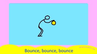 Sports ball song | Vocabulary song | Gábor&#39;s DoReMi English songs | Bounce the ball