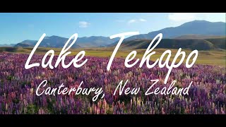 New Zealand 4K Cinematic Drone & Gimbal Camera Video | Lake Tekapo | DJI Mavic 2 Pro &  Pocket2