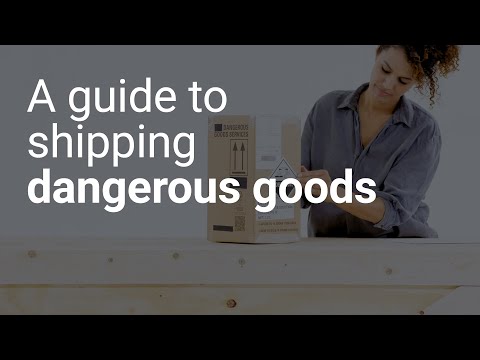 Part of a video titled How to ship dangerous goods - YouTube