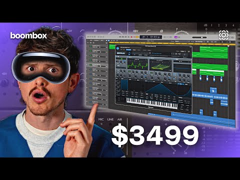 Producing Music On Apple Vision Pro