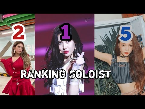 Ranking Soloist (Jennie, Somi, Hwasa, Chungha and Sunmi)