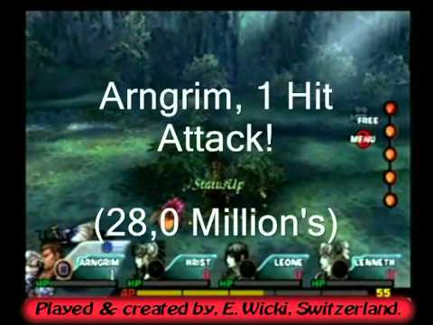 SwissGamer777: Valkyrie Profile 2: VP2: Arngrim, 1hit, 28,0 Million's