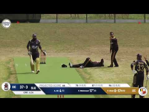 MOM: F. Ullah - EXC vs LEC | Highlights | European Cricket Series Gent Day 1 | Belgium