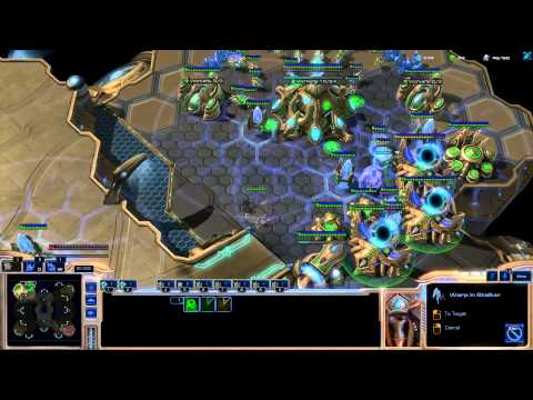 HD FPVOD #69 PvZ Stopping a 1 base baneling all in with an FFE