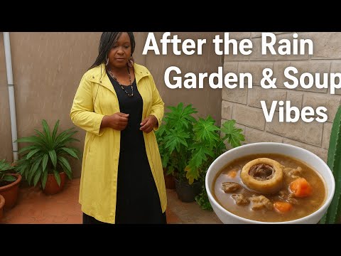    “After the Rain: Reviving My Garden + Homemade Weed Fertilizer &cozy bone marrow soup".