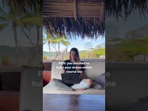 Pros + cons of the online course biz model? Checkout my opinion in the comment section 👀