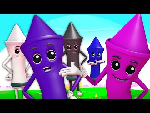 Pastelli Colori canzone | educativa canzone | impara colori in italiano | Crayons Colors Song