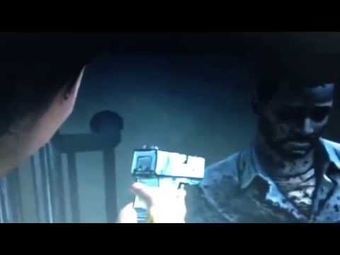 Clementine Shoots Lee The Walking Dead Game S1 Ep5