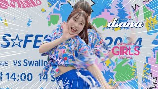 《プロ野球 チアリーダー》横浜DeNAベイスターズ　diana　ディアーナ　2024　ガルフェス  baystars cheerleader   ⑦ 《BraveTV》