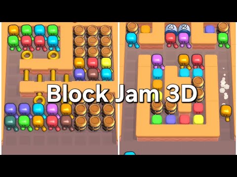 Block Jam 3D Mobile Gameplay levels 79-81/ More Brain Challenging Fun - YouTube