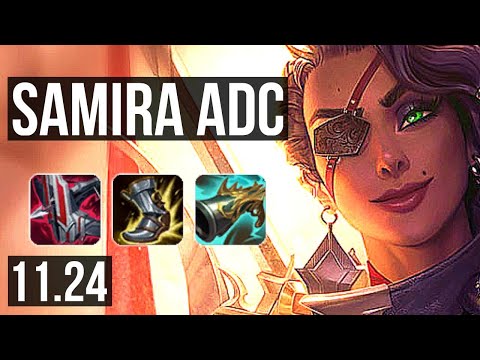 SAMIRA & Blitz vs KALISTA & Xerath (ADC) | 11/3/10, Godlike, 300+ games | KR Master | 11.24