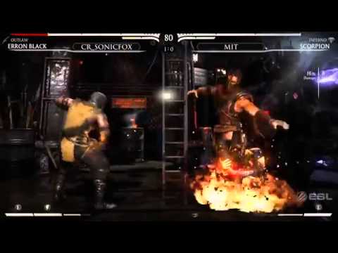 Mortal Kombat X CR SONICFOX Erron Black vs MIT Scorpion Fatal 8 Grand Final