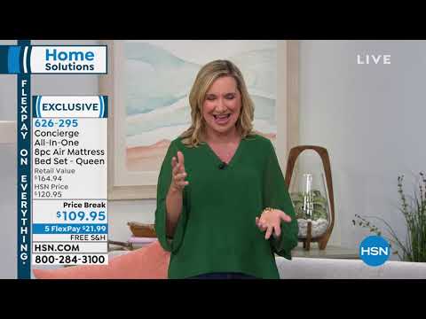 Concierge Collection AllInOne 8pc Air Mattress Bed Set  ...