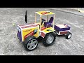 How To Make A Matchbox Tractor At Home Awesome Diy Toys Toy Tractor DC Motor Tractor