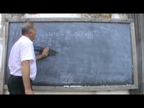 1. Bazele Matematicii: Lectia 67 - Testul 2 de recapitulare pentru materia claselor 5-7 1/4