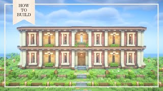 【作り方 / HowToBuild】交易所と倉庫のあるレトロな建物の作り方