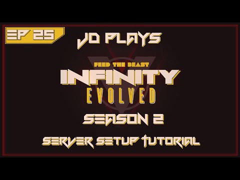 FTB Infinity Server Setup Tutorial - FTB Infinity Evolved Expert Let's Play E.25