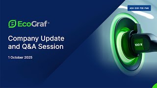 EcoGraf Unternehmensupdate und FAQ-Runde – Oktober 2025
