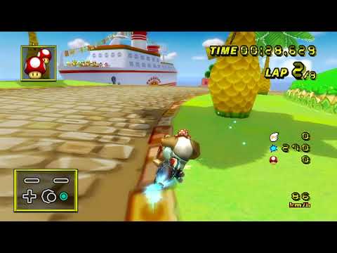 【MKW  WR】 GCN Peach Beach (No Glitch) - 1:12.770 - Cole
