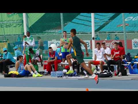 Brian Raats (RSA) 214 cm 5. Place High Jump Men U20