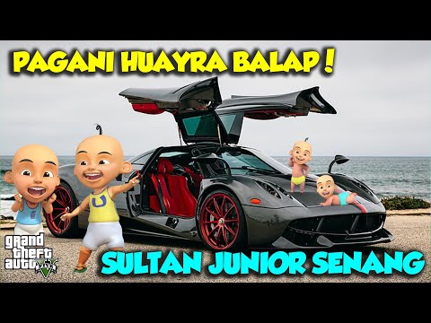PAGANI HUAYRA BALAP SULTAN UPIN IPIN MENANG SENANG - GTA V MOD SULTAN UPIN IPIN EPISODE SPESIAL