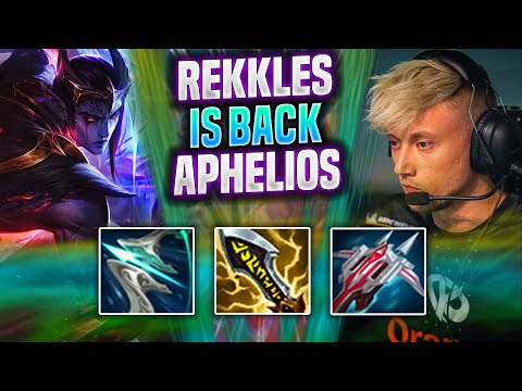 REKKLES BRINGS BACK APHELIOS! - KC Rekkles Plays Aphelios ADC vs Ezreal! | Season 2022