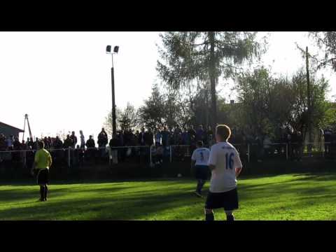 Doping kibiców klubu "Iskra" Iskrzynia