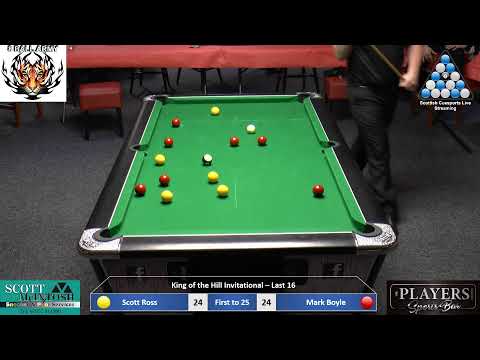 King of the Hill Invitational Last 16 - Scott Ross v Mark Boyle