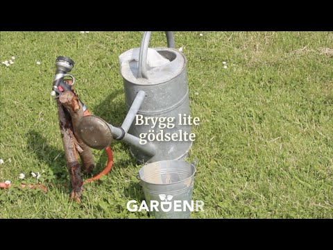 Brygg te på gödsel - Trädgårdshacks med GardenR
