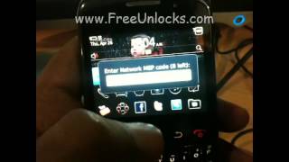How to Unlock BLACKBERRY 9300 for Free from www.freeunlocks.com