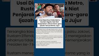 Rustam Effendi: Kami Bukan untuk Penjarakan Jokowi Gara-gara Kasus Ijazah, Hanya Minta Jujur