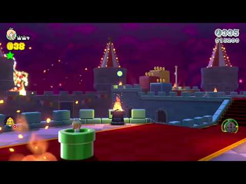 Super Mario 3D World [Switch] 8-A Itemless Speedrun - Time: 72 (Tied WR)