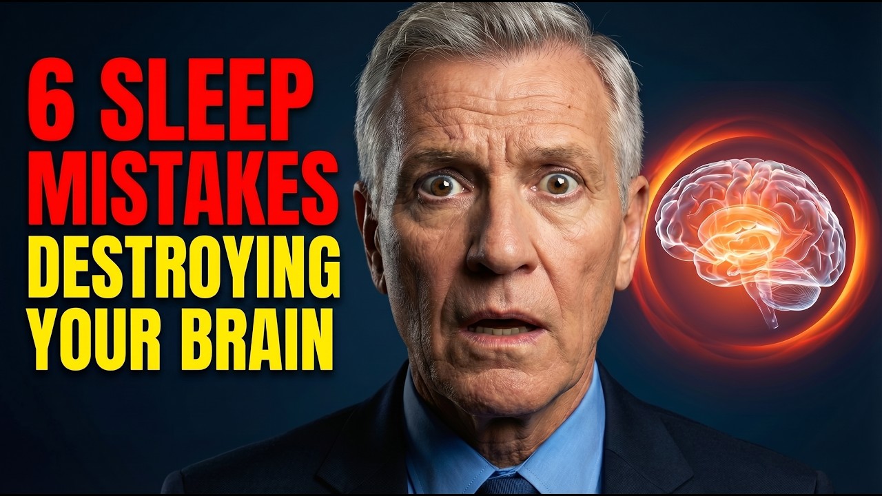 6 Sleep Mistakes That Are Quietly Destroying Your Brain After 50