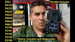 Throttle Actuator Control, Throttle Body function and DTCs P0122, P0123, P0222, P0223, P0638, ETC...
