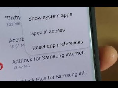 Galaxy S10 / S10+: How to Reset App Preferences