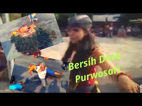 Reog dalam rangka kegiatan Suran Desa Purwosari