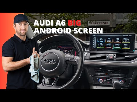 Audi A6 (2012 -2018) Big 12 inch Head Unit Upgrade with Backcamera installation
