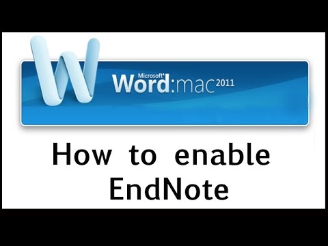 comment installer endnote dans word