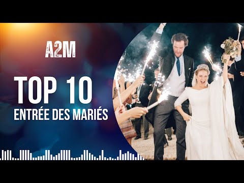 10 idées de musique d'entrée des mariés