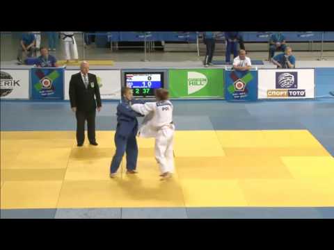 Cadet European Judo Championships - 2015 - MACHNICKA, Vanessa (POL)-MGELADZE, Nino (GEO)