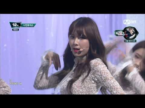 [1080p] [60fps] 151217 Nine Muses - Sleepless Night @ M! Countdown