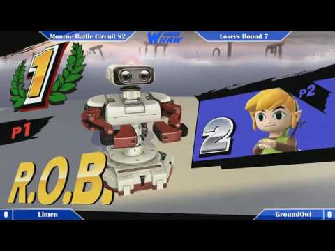 GroundOwl vs Limen - Monroe Battle Circuit 5 - Smash Wii U Singles