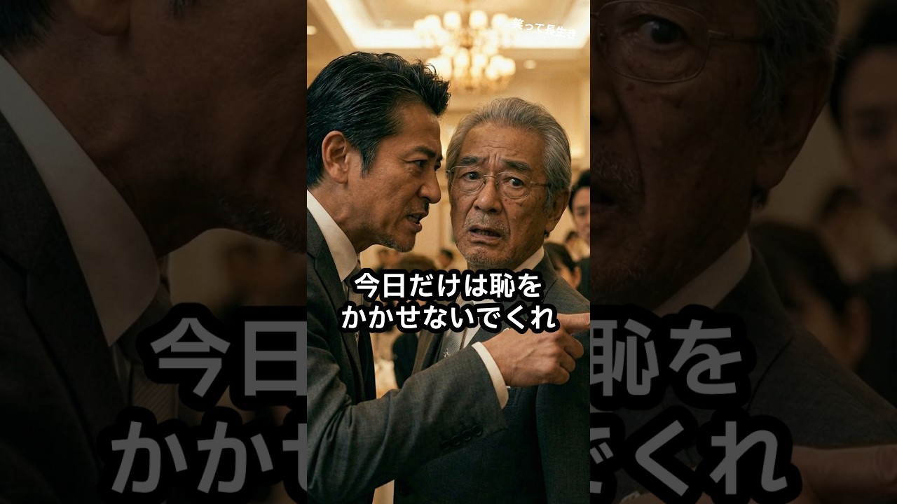 「あんたは恥だ。出ていけ」20年育孫の結婚式。突如現れた実父が、恩人の祖父を会場から叩き出した…