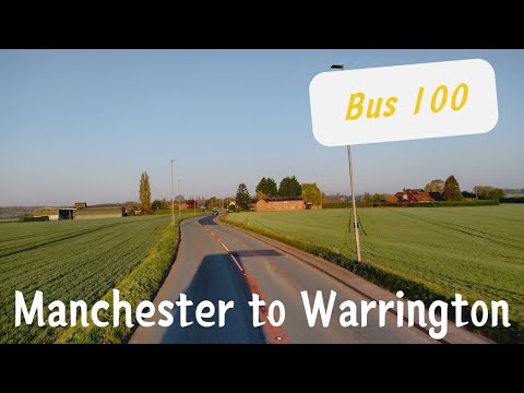 Spring daybreak ride | Bus 100 Manchester to Warrington | April 2025