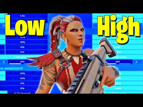 HIGH or LOW Sensitivity in Fortnite? What's Better? (Fast VS Smooth Fortnite Settings) | Kybo