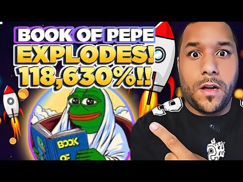 🔥 WTF! BOOK OF PEPE EXPLODES 118,630%!! 🤯 In Just 2 HOURS!! 🔥THIS CANT BE REAL!! (URGENT) 💸💸💸💸💸